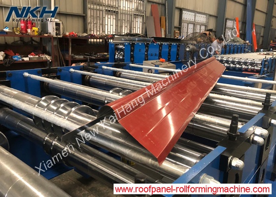Metal Roof Ridge Cap Roll Forming Machine 0.25mm G550 Steel Africa