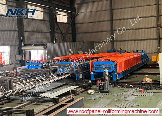 Roof Panel Roll Forming Machine Metal Roofing Cassette Type Machine 3 In 1 Machine