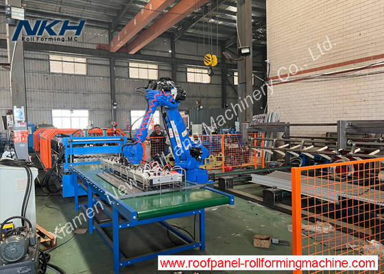 American Shutter Door Roll Forming Machine Roll Up Door Shutter Door Panel Robot Stacking