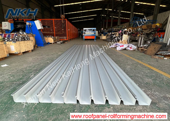 YX85-136 Water Gutter Roll Forming Machine With Cr12 Cutting Blade Material
