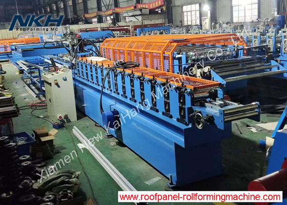 45 Degree Cut Batten Roll Forming Machine For Inner Roof Decoration Batten Roof Top Hat Panel With Auto Stacking
