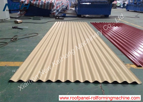 Reliable Roof Panel Roll Forming Machine Customized With PLC Control System