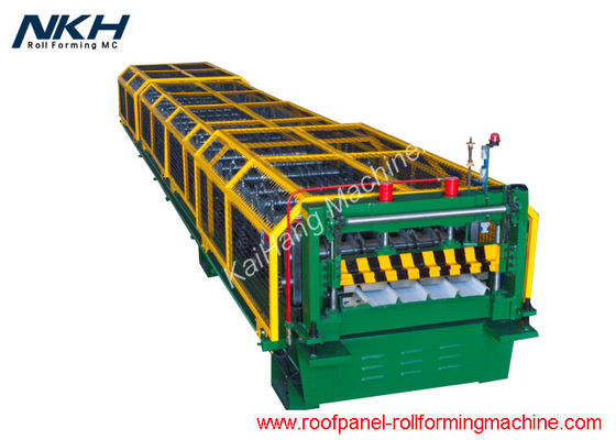 comprar Rolo trapezoidalmente do painel do telhado que forma a máquina com sistema de controlo do PLC online manufacture