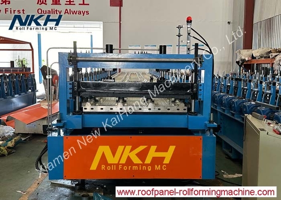 YX38-333-1000 Roof Panel Roll Forming Machine with Stacking Machine Metal Roll Forming Machine Atualize seu telhado com nosso alto desempenho