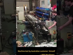 Teste da máquina pelo próprio cliente australiano